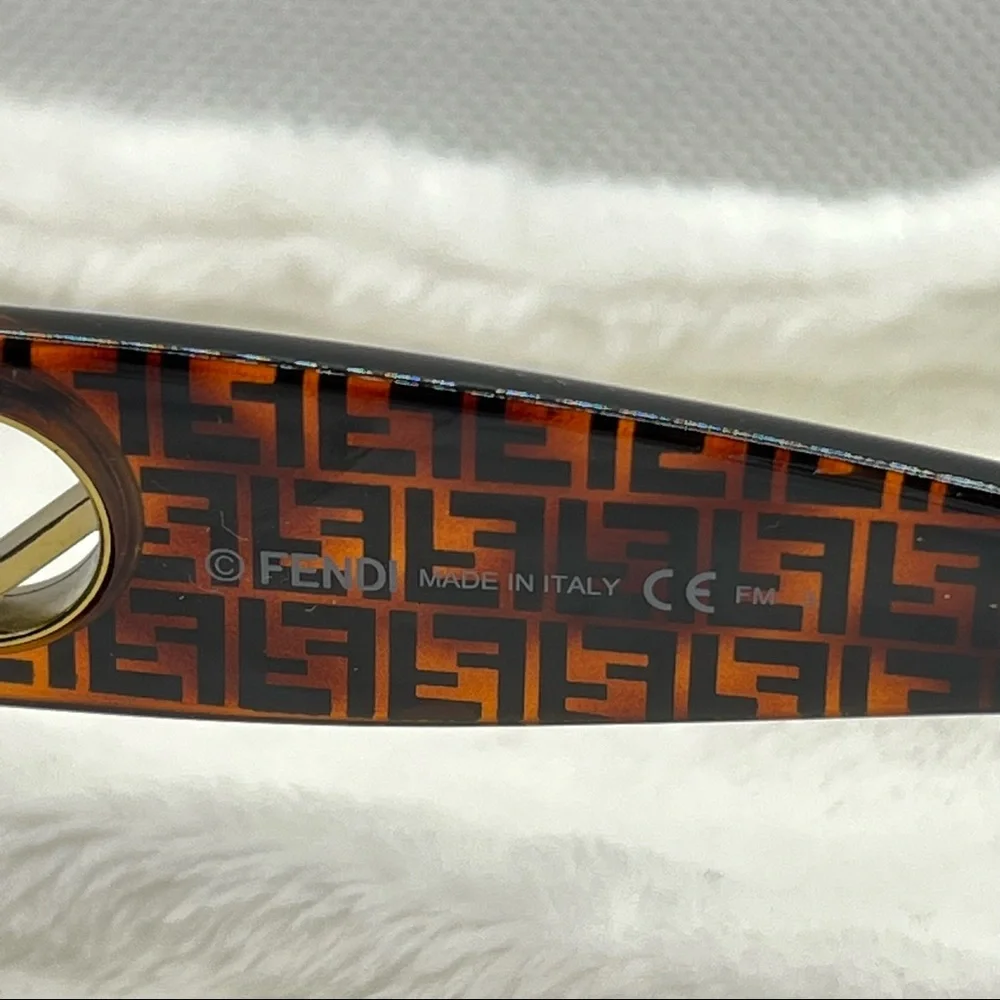Fendi Sunglasses New Authentic Cat-eye Logo - Picture 8 of 9